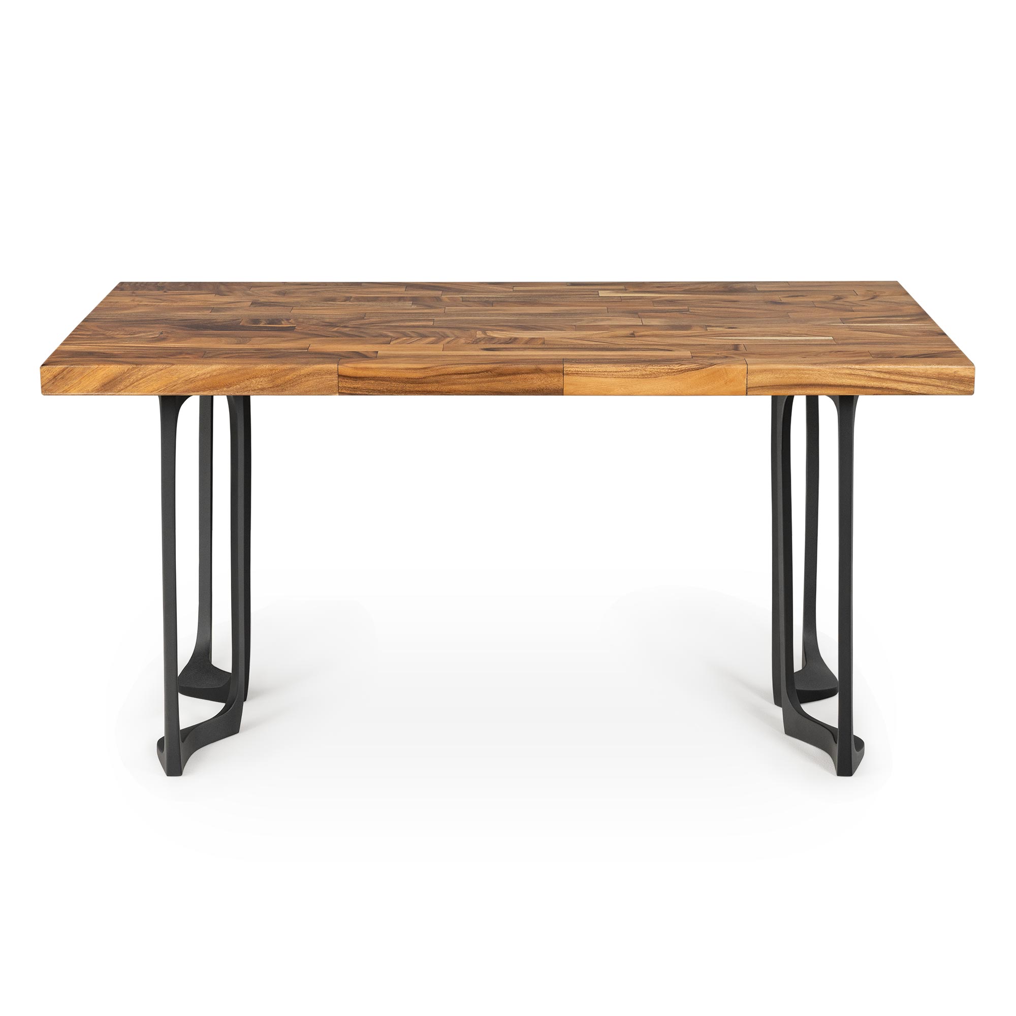 Metal Table Legs Framie 28.5" H for Butcher Block Desk - center white background