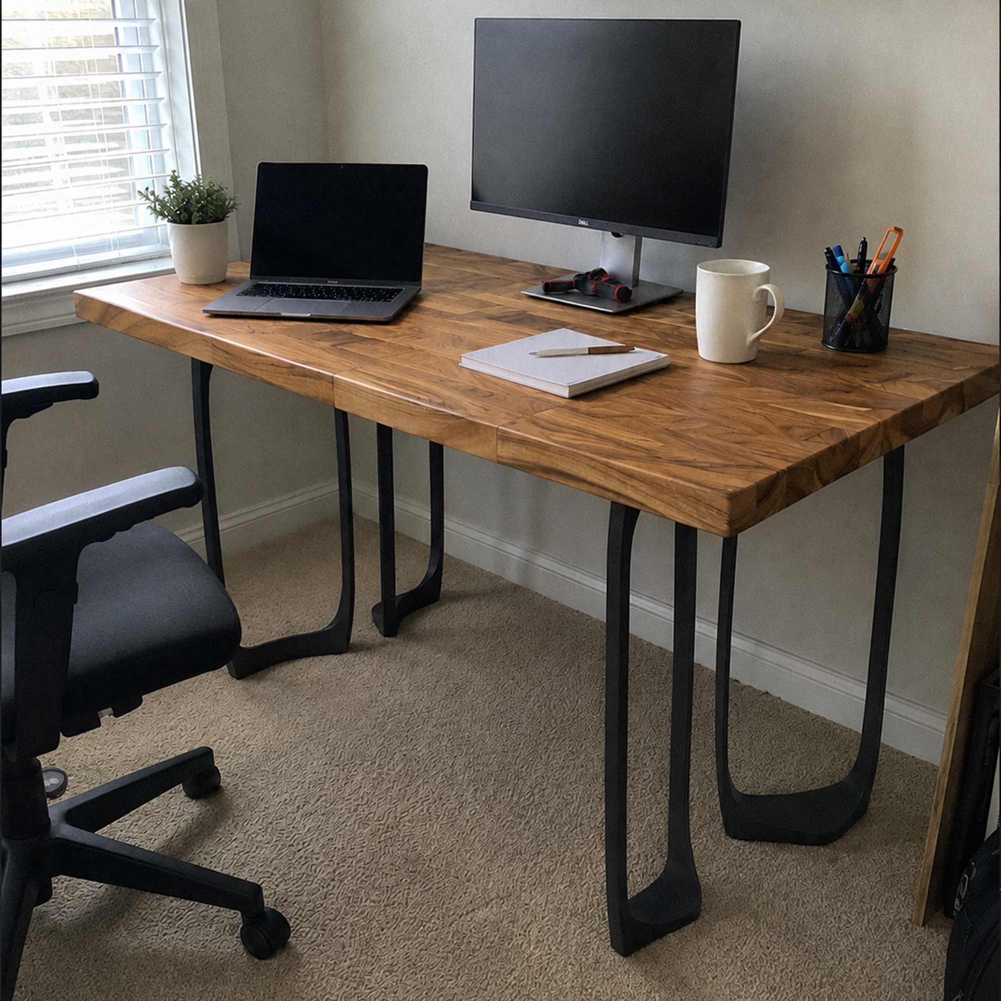 Metal Table Legs Framie 28.5" H for Butcher Block Desk - Customer Feedback