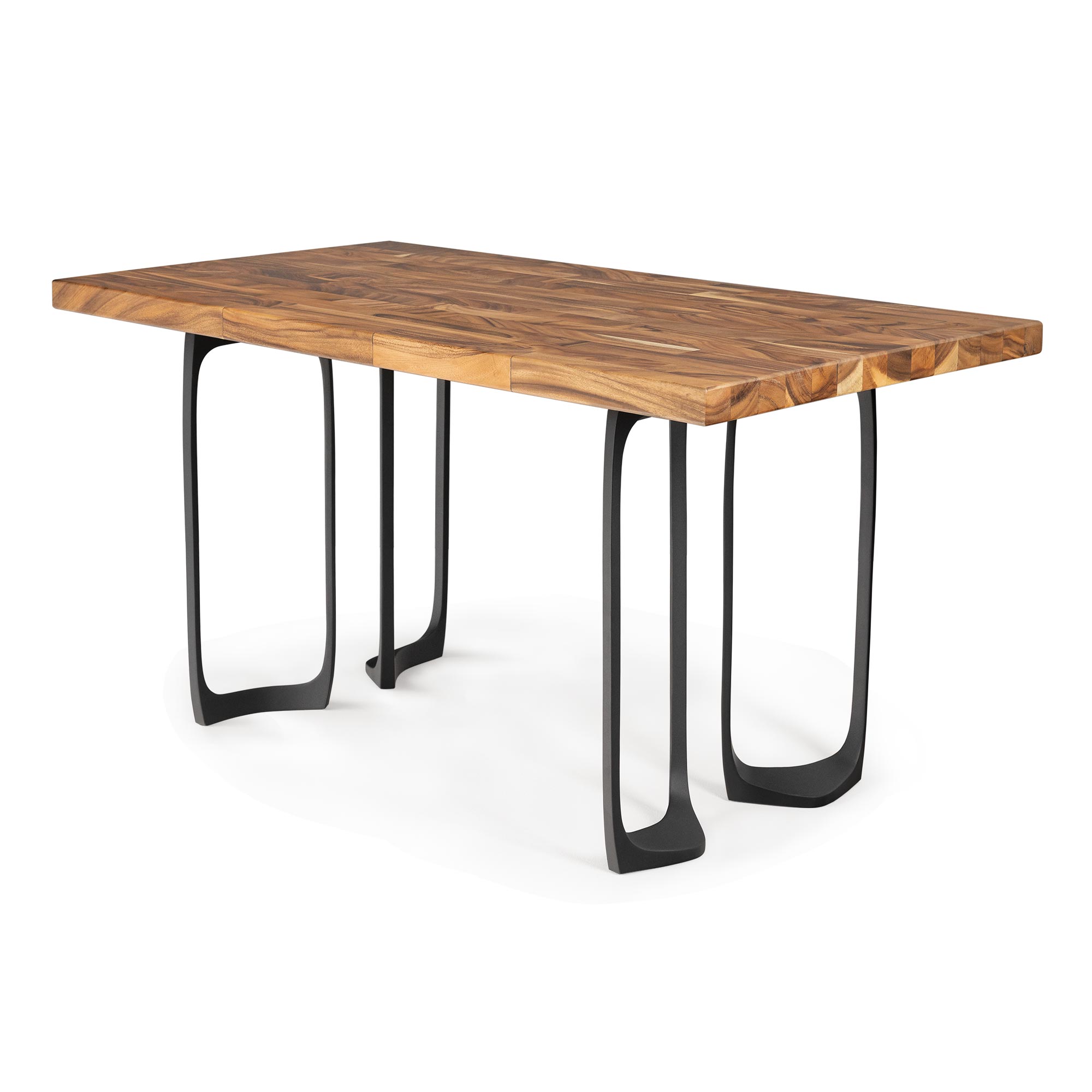 Metal Table Legs Framie 28.5" H for Butcher Block Desk - white background