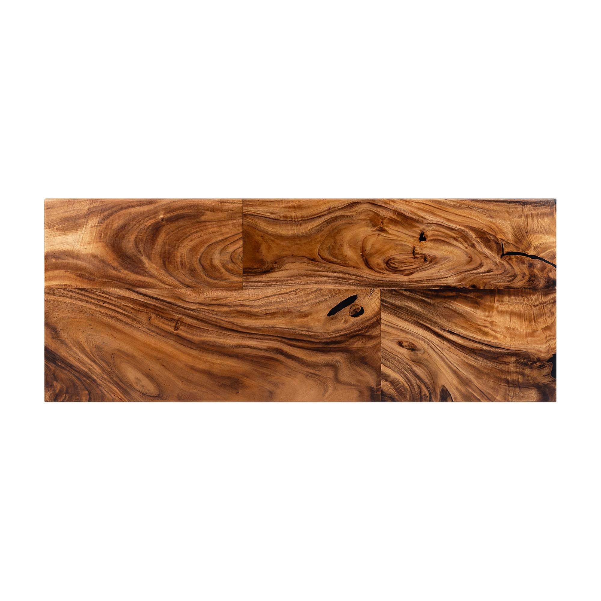 Natural Dining Table with Wilis 28.5" H Metal Table Legs - 60x24 natural wood tabletop white background