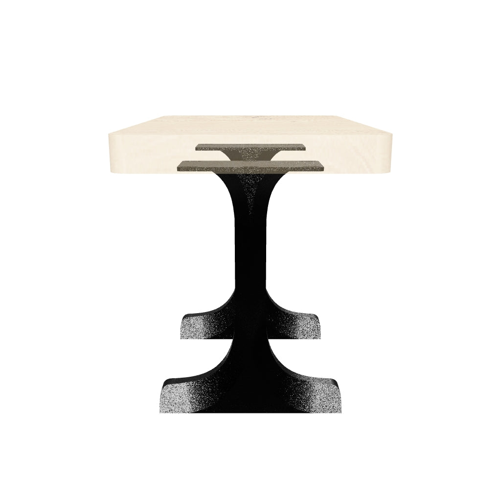Bench 23" - 60" with Steel Legs for Bedroom & End of Bed - 204 Goblet - AR