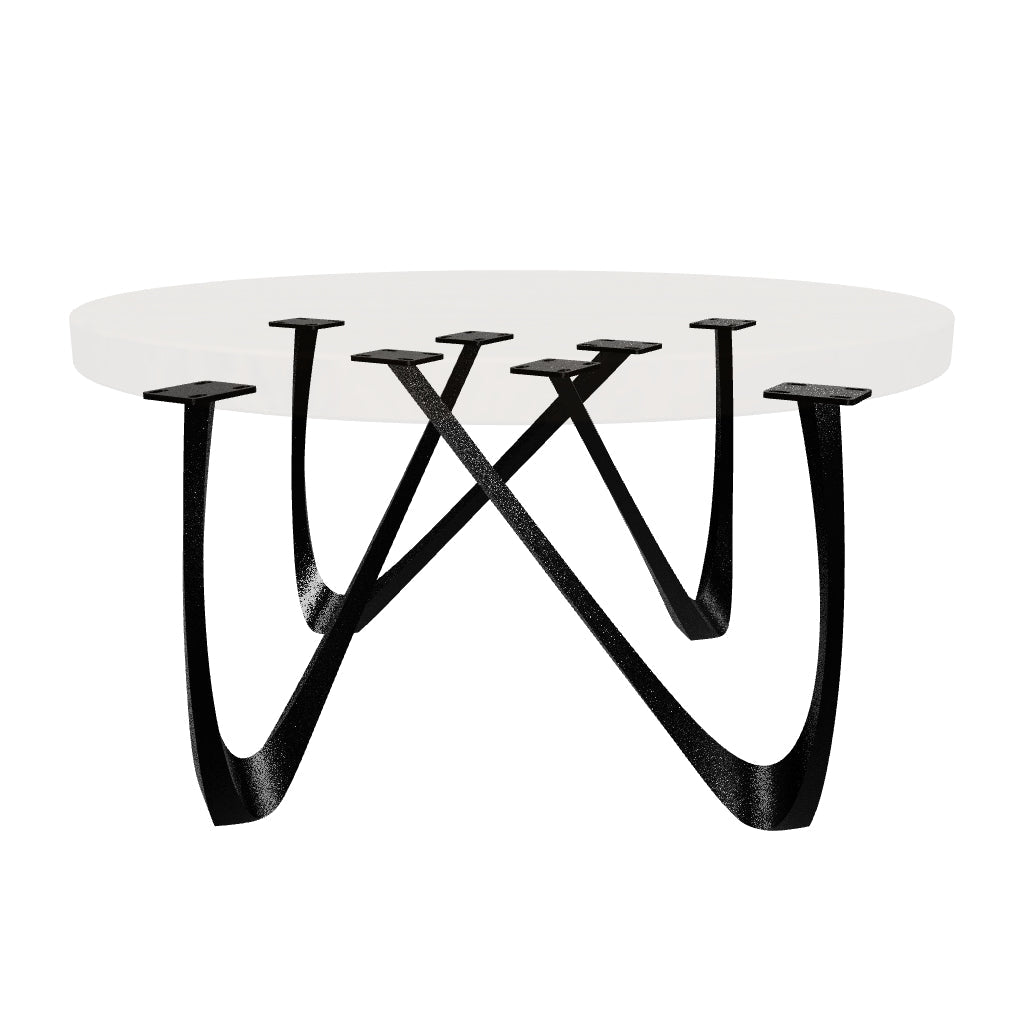 Coffee Table Round or Square for Scandinavian Homes - 125B Vale - SRU35 3D Drawings