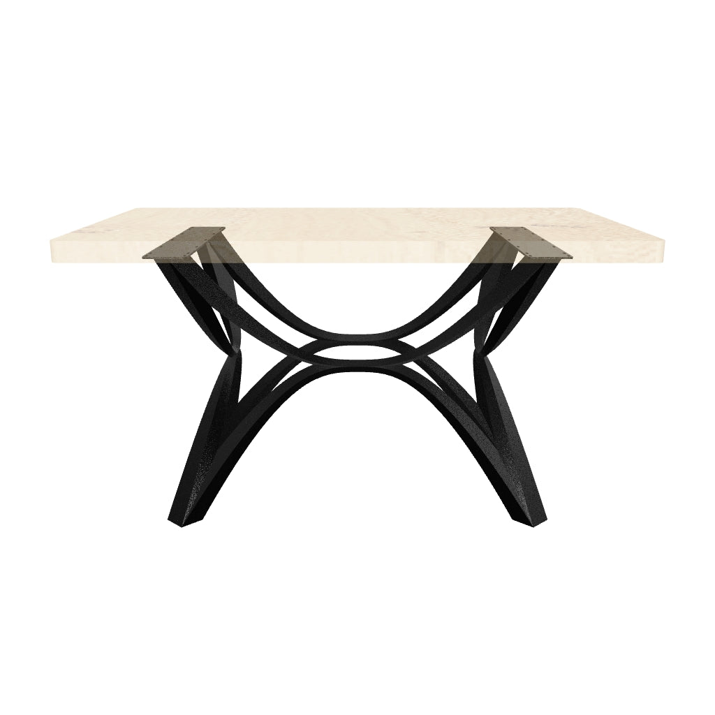 Dining Table with Spey 28.5" H Steel Table Base - AR media