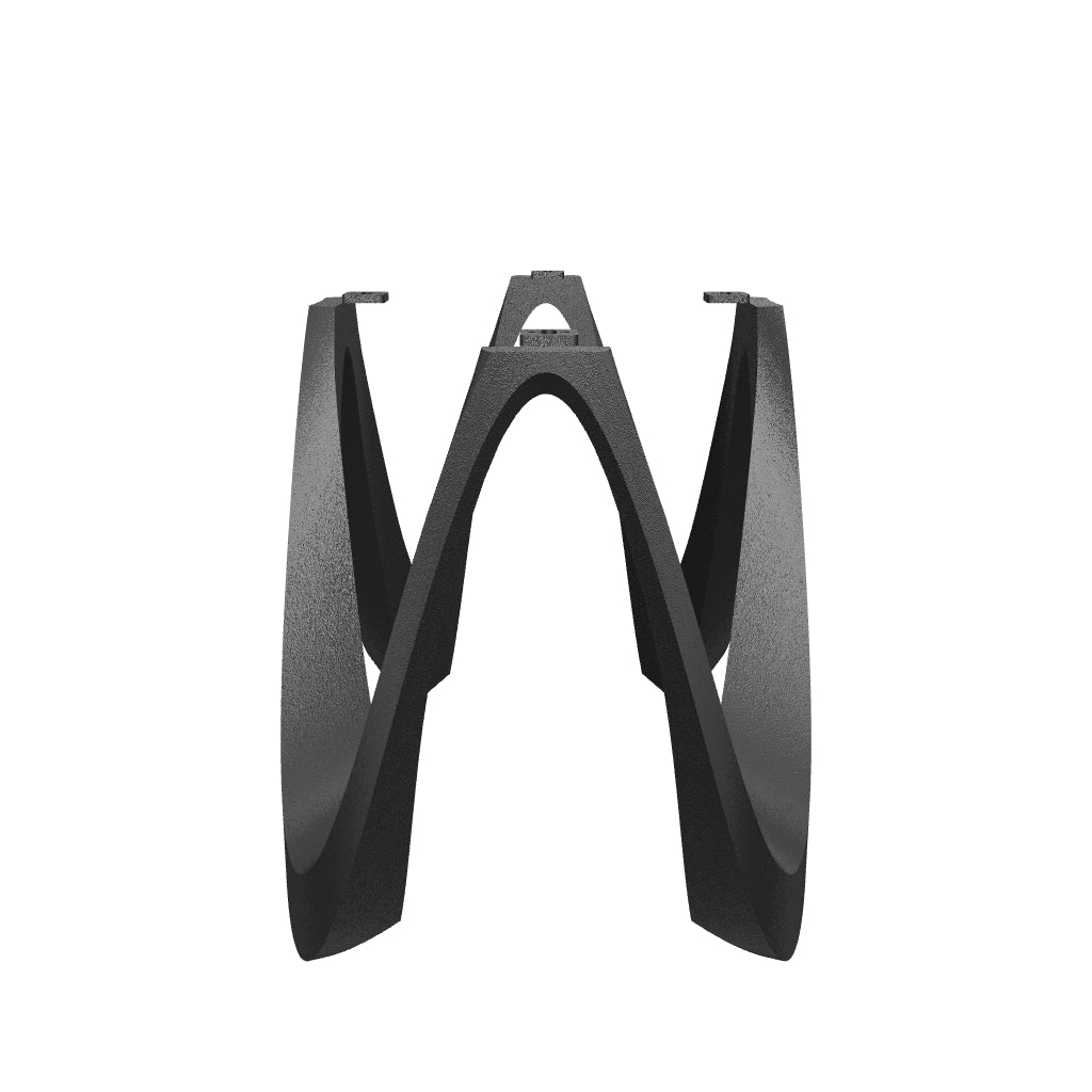 Coffee Table Base 16" H in Curved Steel for DIY Projects - 105 Wavea - AR Media
