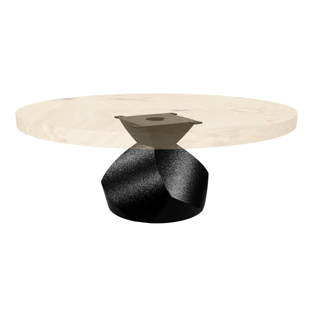 Coffee Table for Modern Living Space, Handcrafted Unique Design - 119G Flare - AR MEDIA
