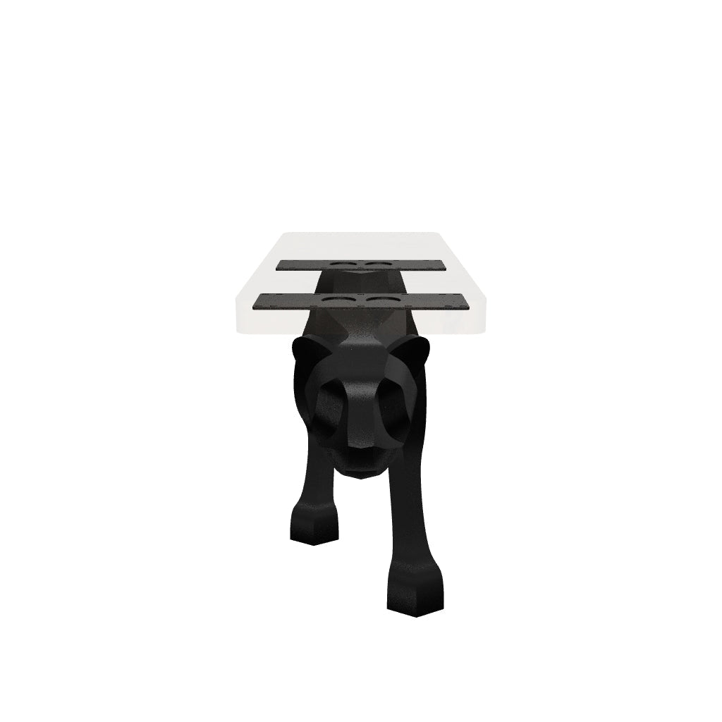 Coffee Table 35" with Panther Base for Bold Living Room - 703S Panthera - AR Media