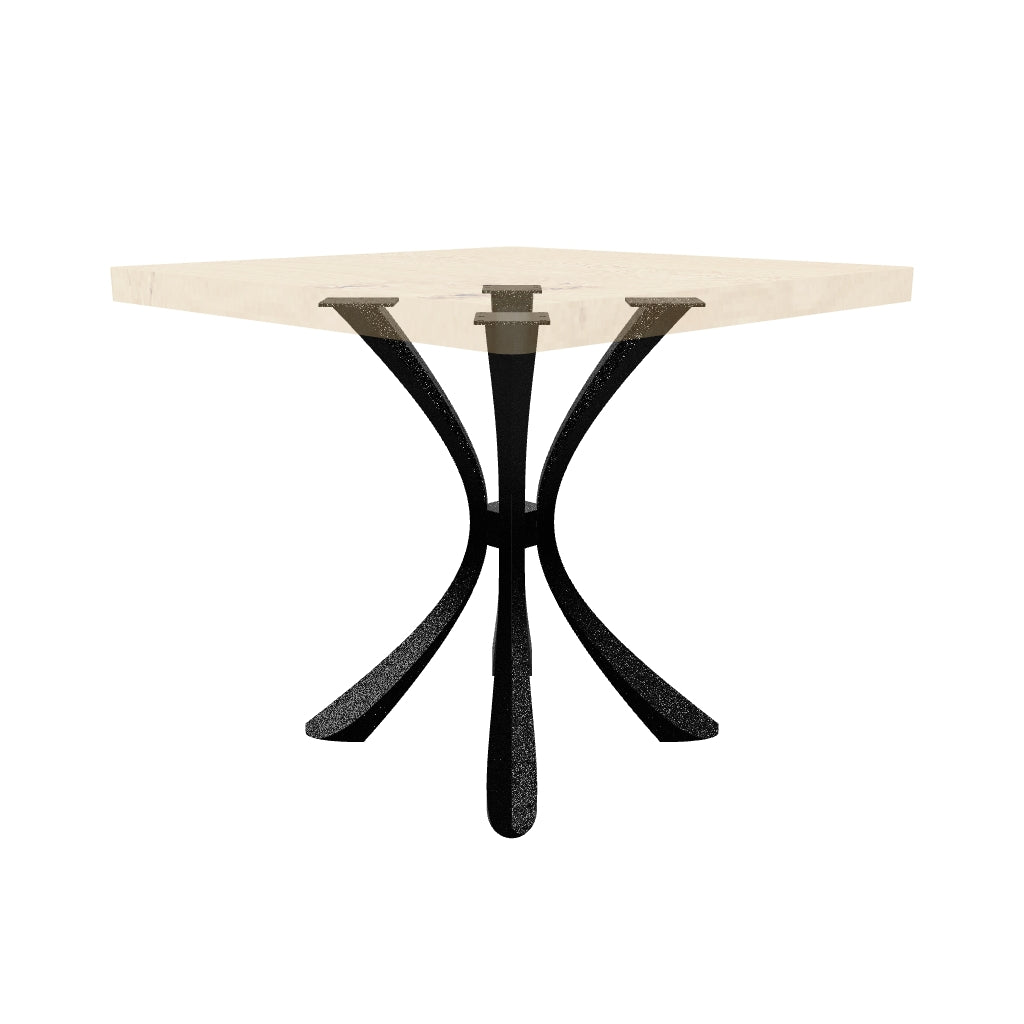 Dining Table 35" Round or Square for Contemporary Homes - 413 Zolia - SSQ35 AR Media