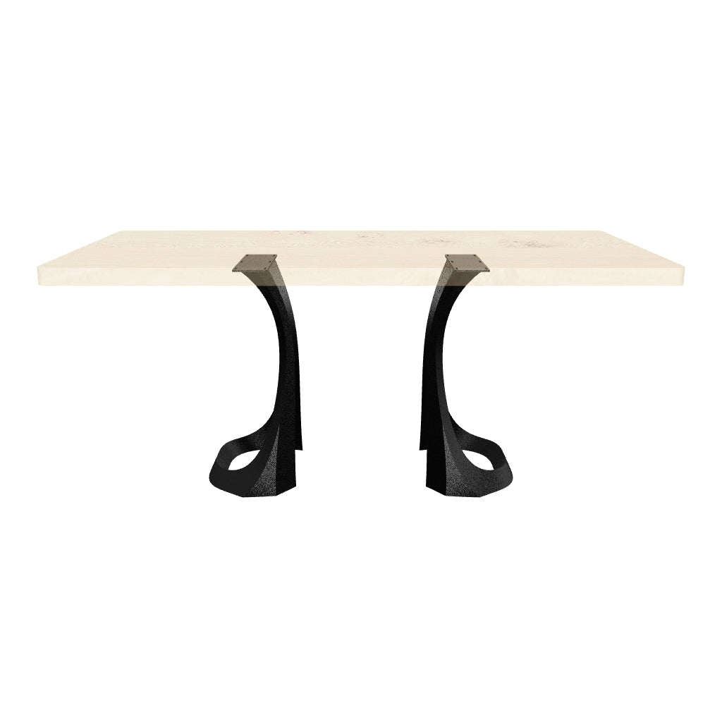 Dining Table with Fello 28.5" H Metal Table Legs - AR media
