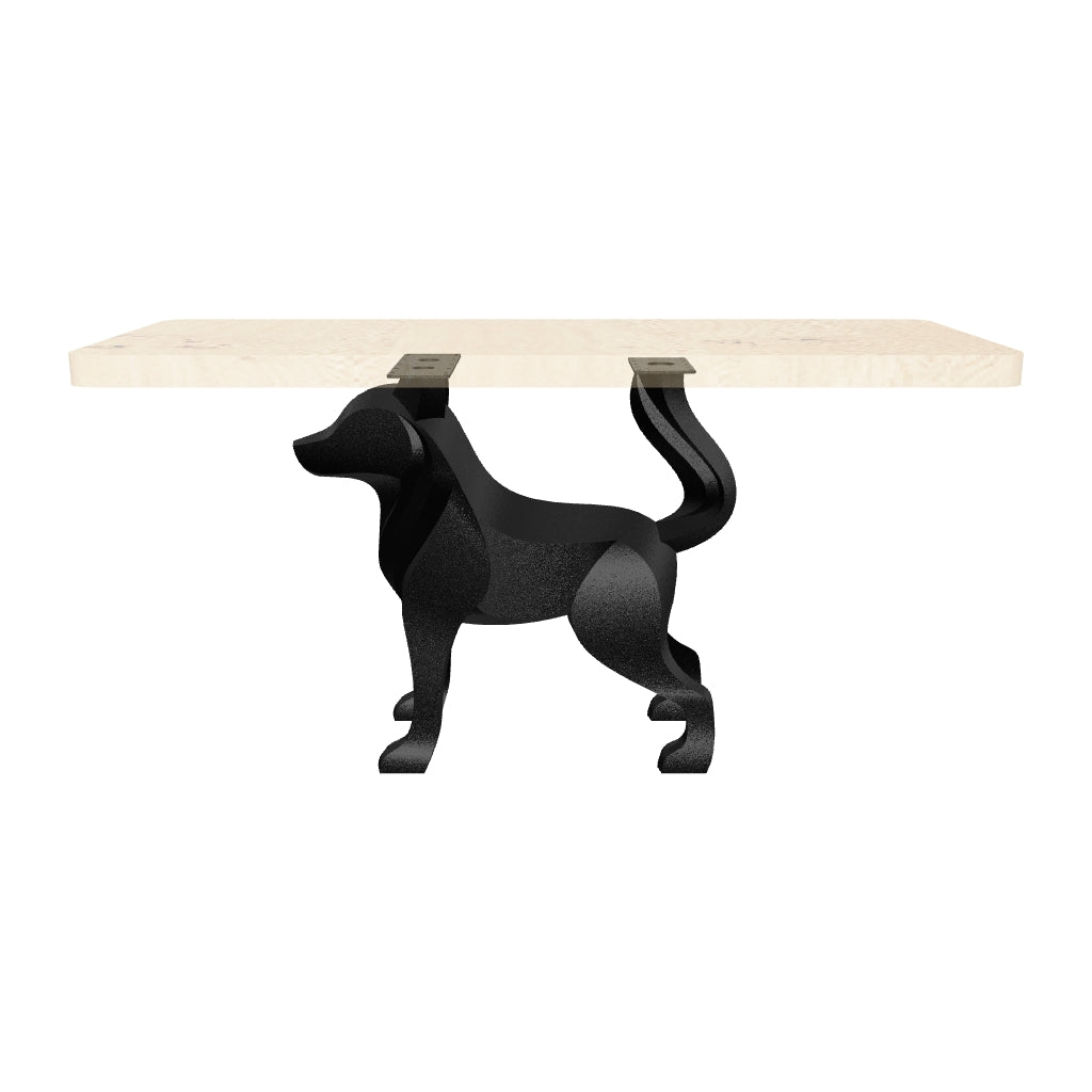 Metal Table Base Canis 28.5" H for Dining Table - AR media