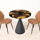 Round Epoxy Dining Table 29" Diameter