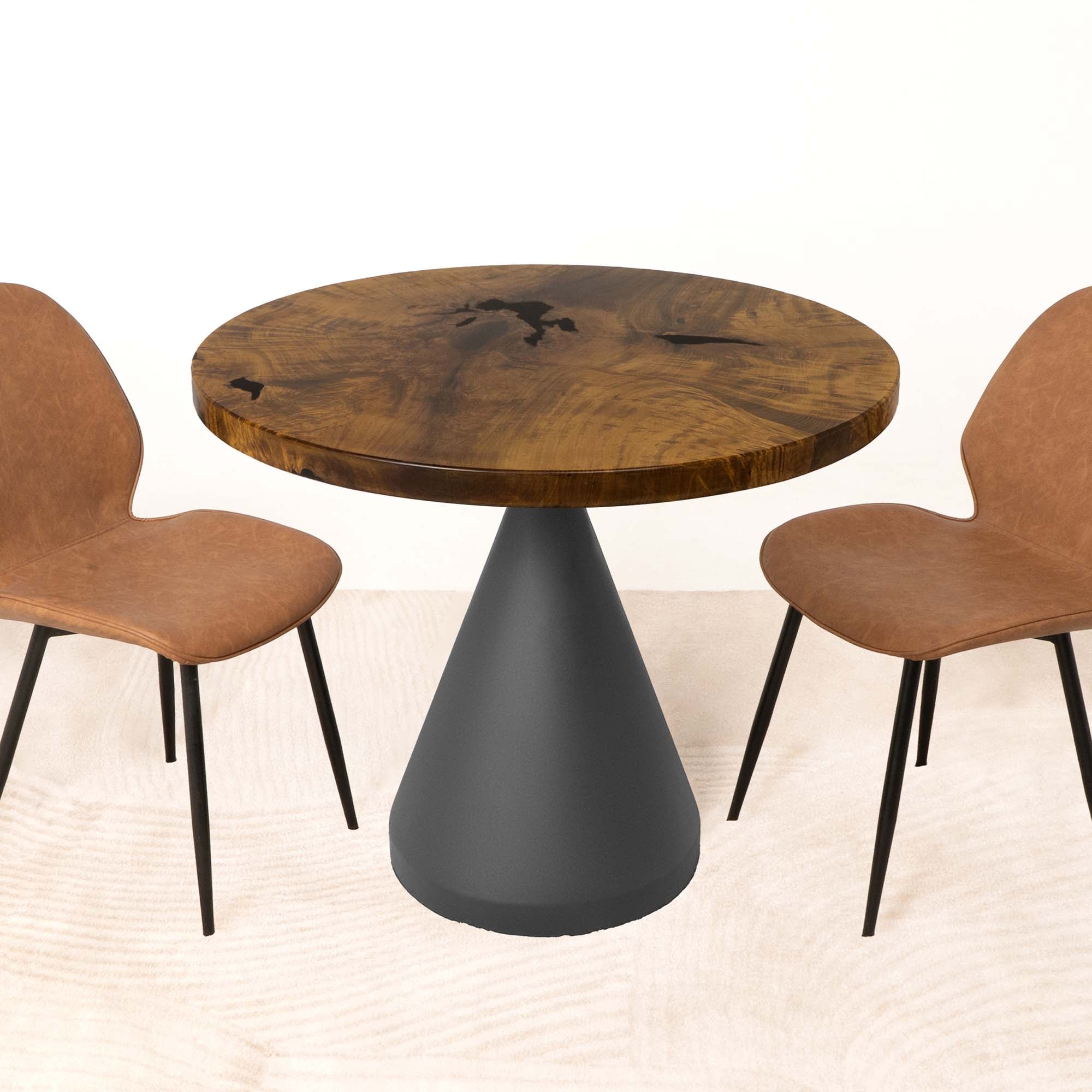 Round Epoxy Dining Table 35" Diameter