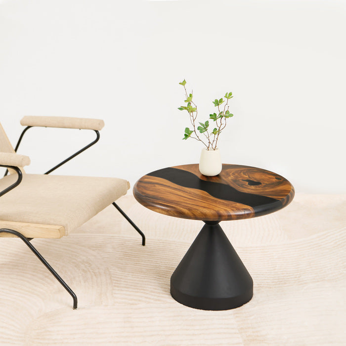 Interior Round epoxy tables