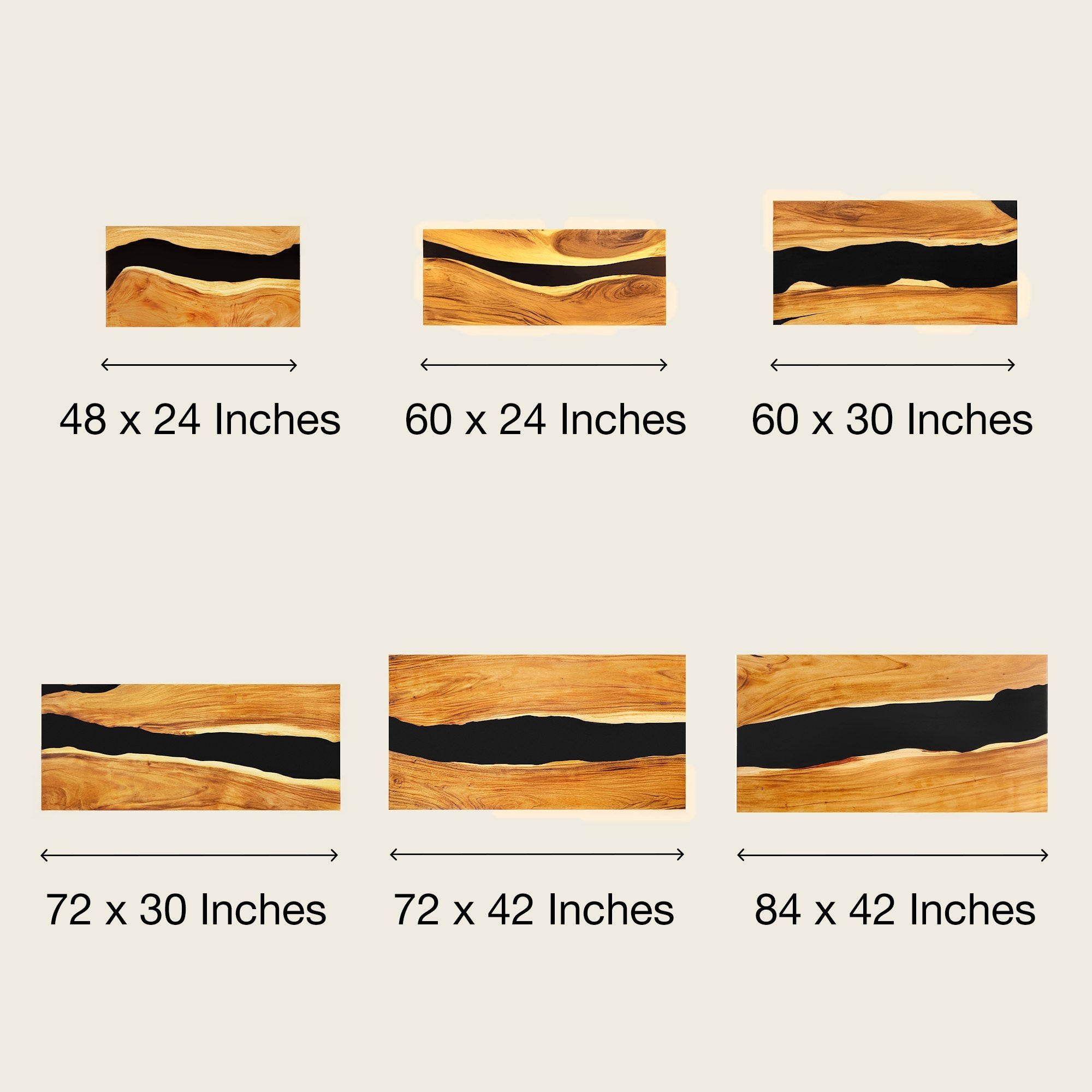 select rectangle a table size