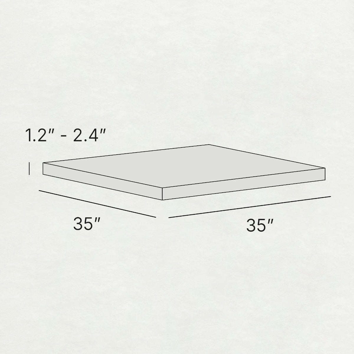 square 35 dimensions