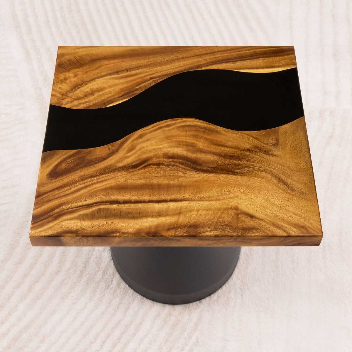 square black epoxy tabletop 19 inches 04