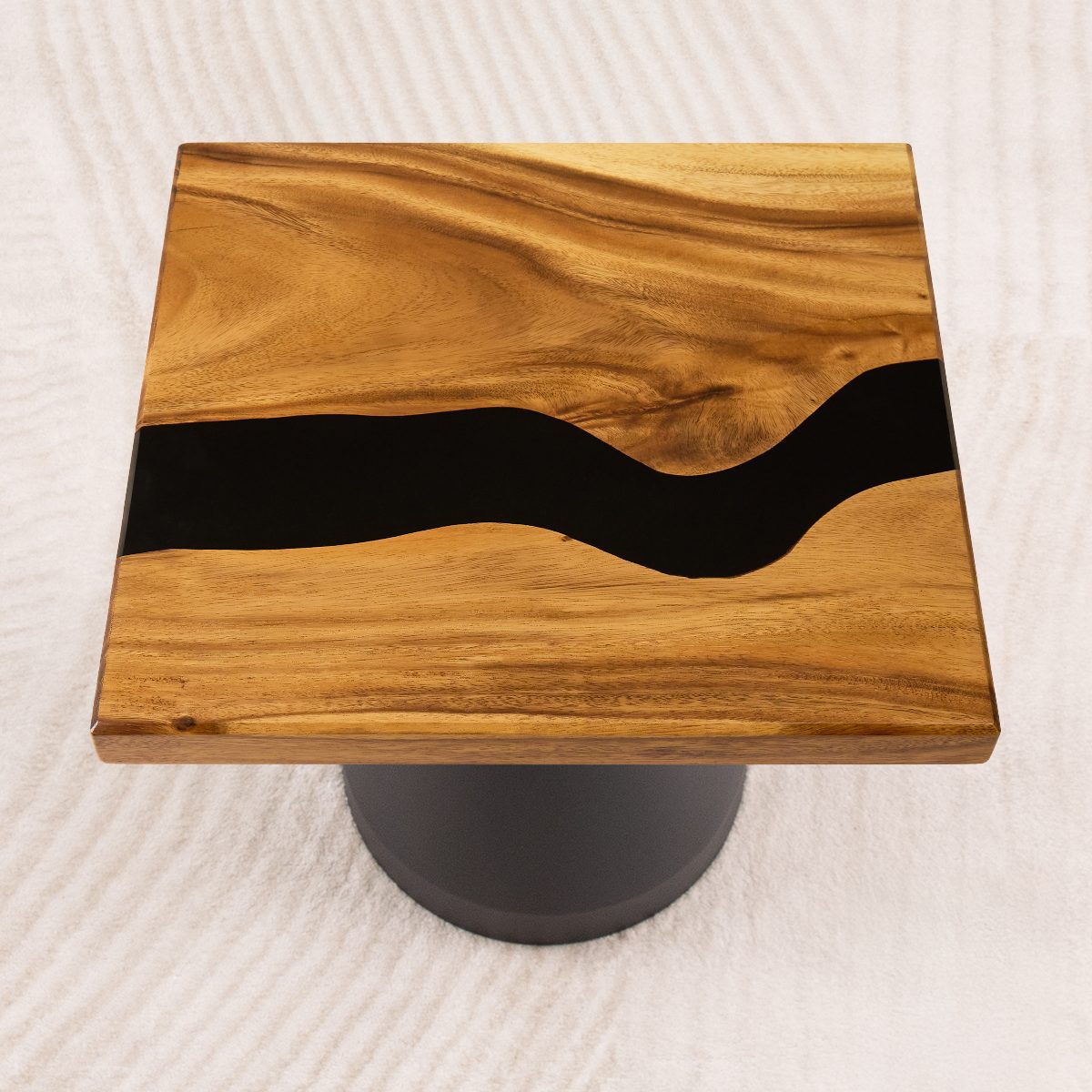 square black epoxy tabletop 19 inches 05