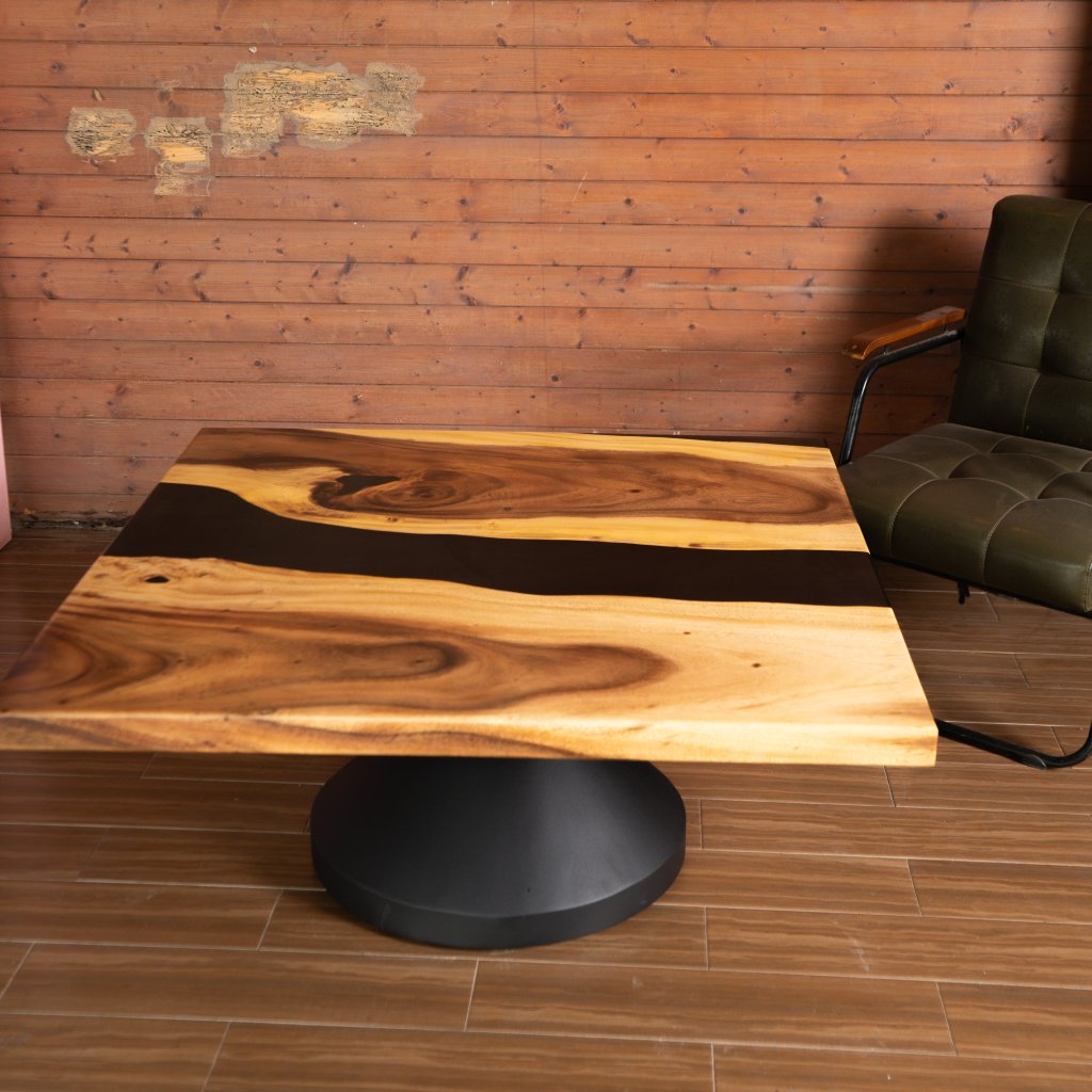 square epoxy coffee end table review 10