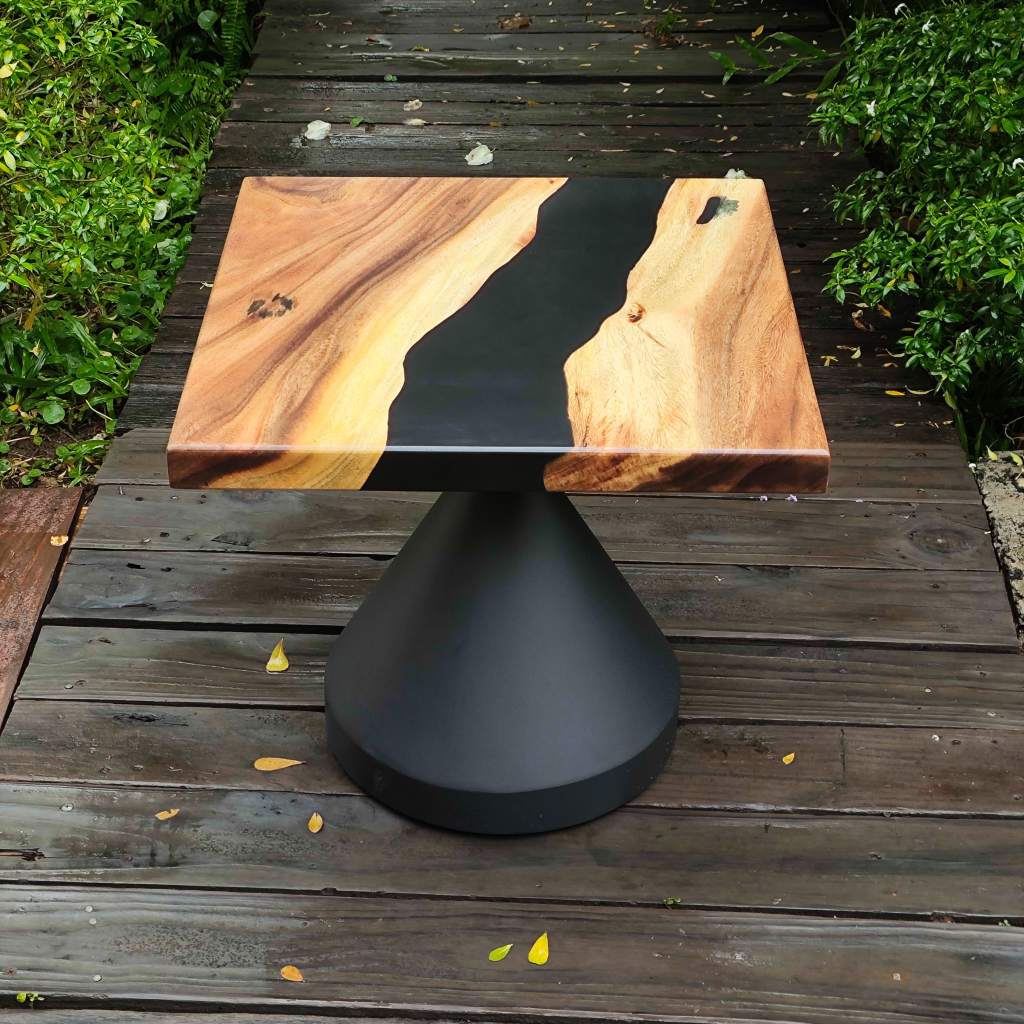 square epoxy coffee end table review 19