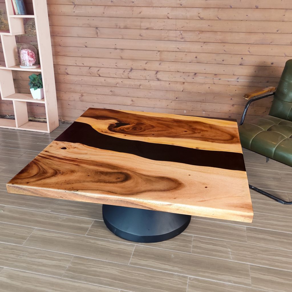 square epoxy coffee end table review 31