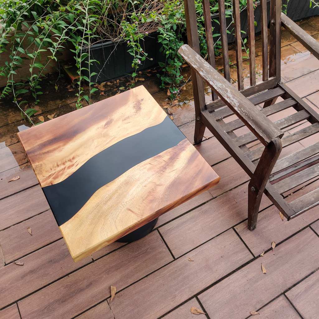 square epoxy coffee end table review 35