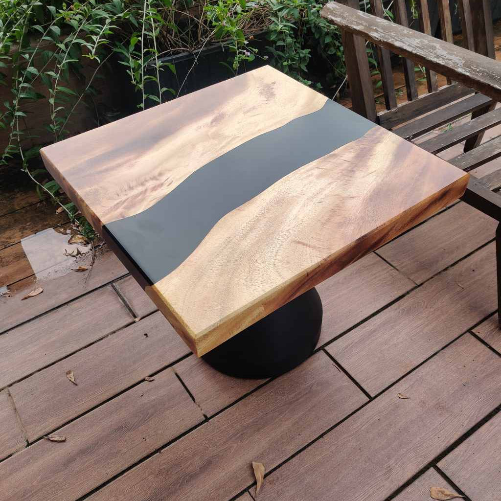 square epoxy coffee end table review 36