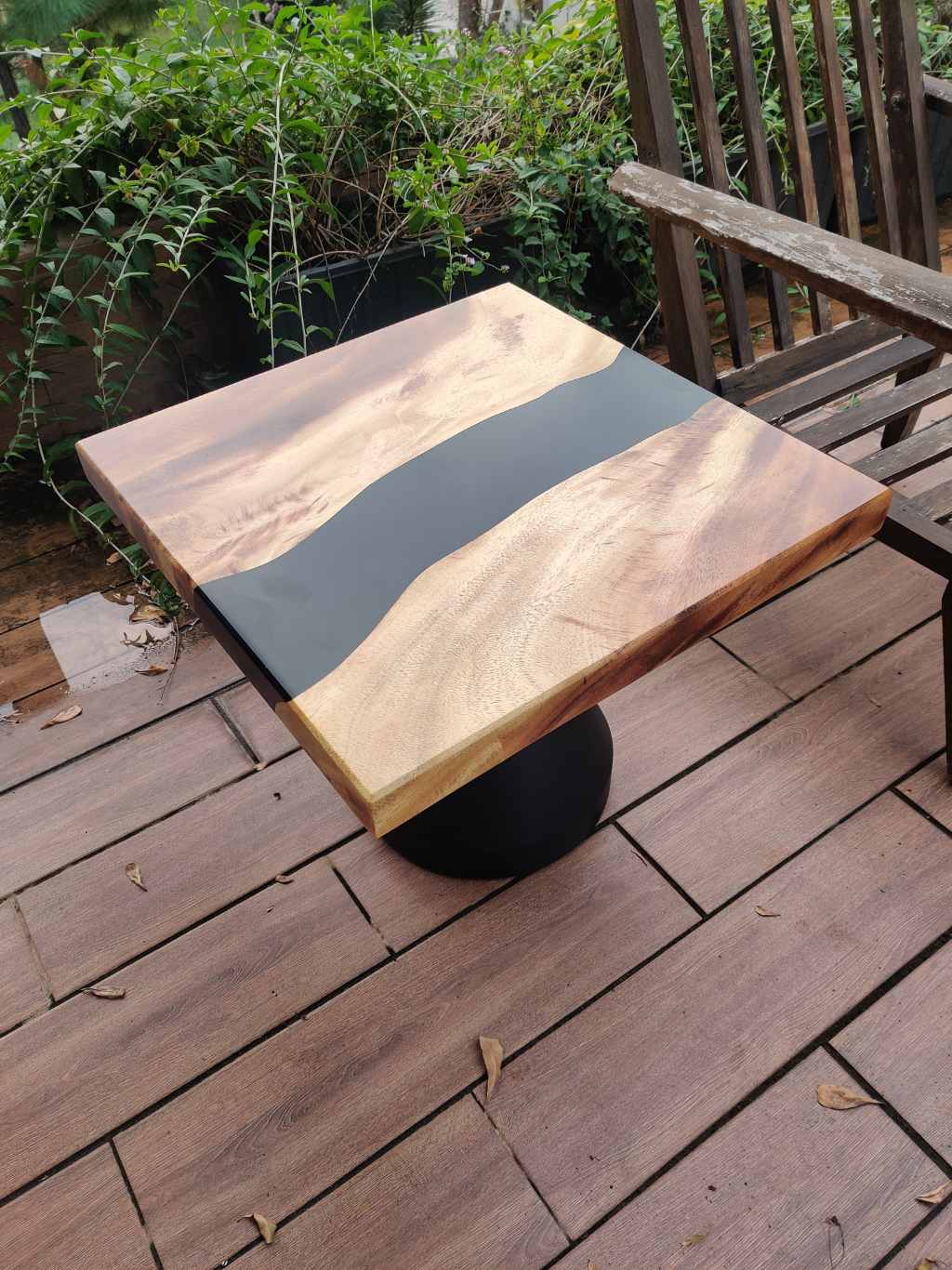 square epoxy coffee end table review 36