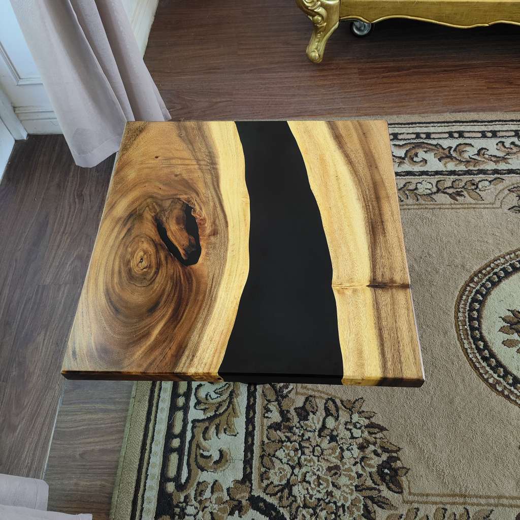 square epoxy coffee end table review 46