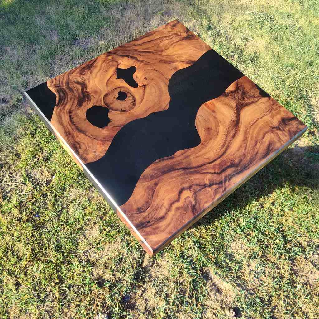 square epoxy coffee end table review 63