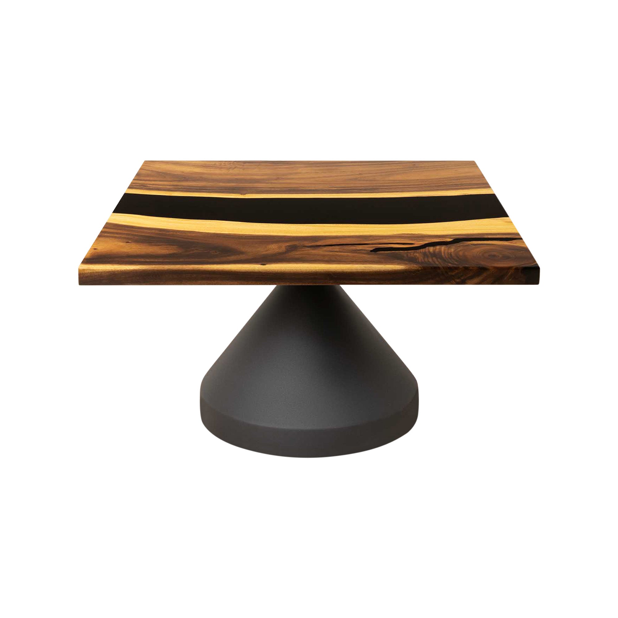 Square Epoxy Coffee Table 35" x 35" - SSQ35x35-030 - white background