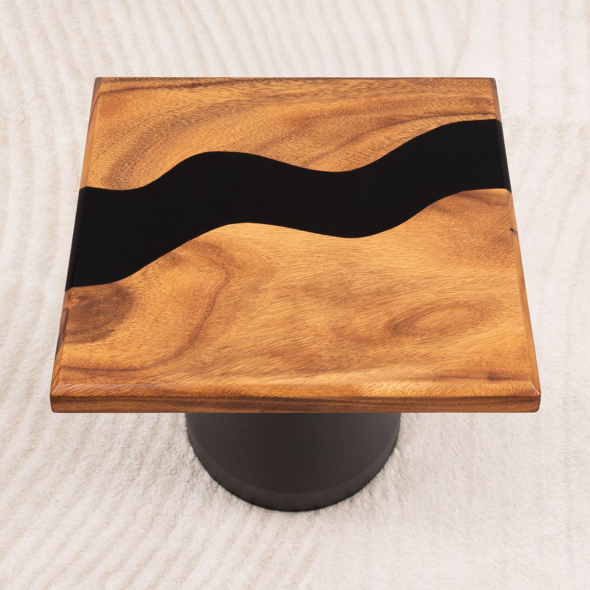 square epoxy coffee table top 15 inches ssq15x15 18 06
