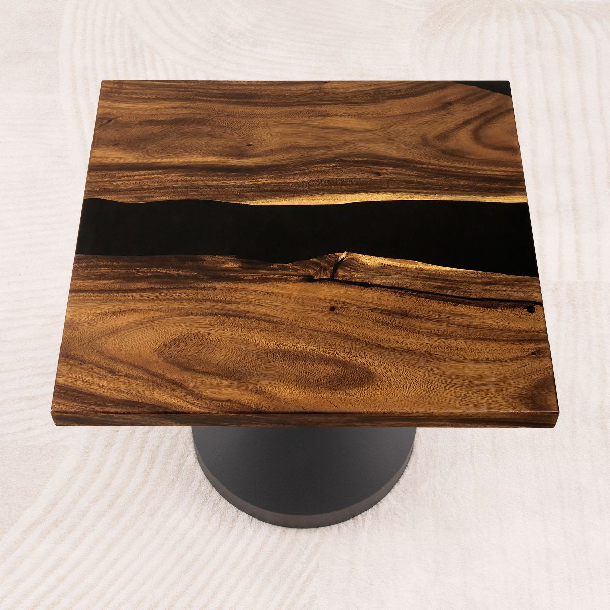 square epoxy dining table 19 inches 02