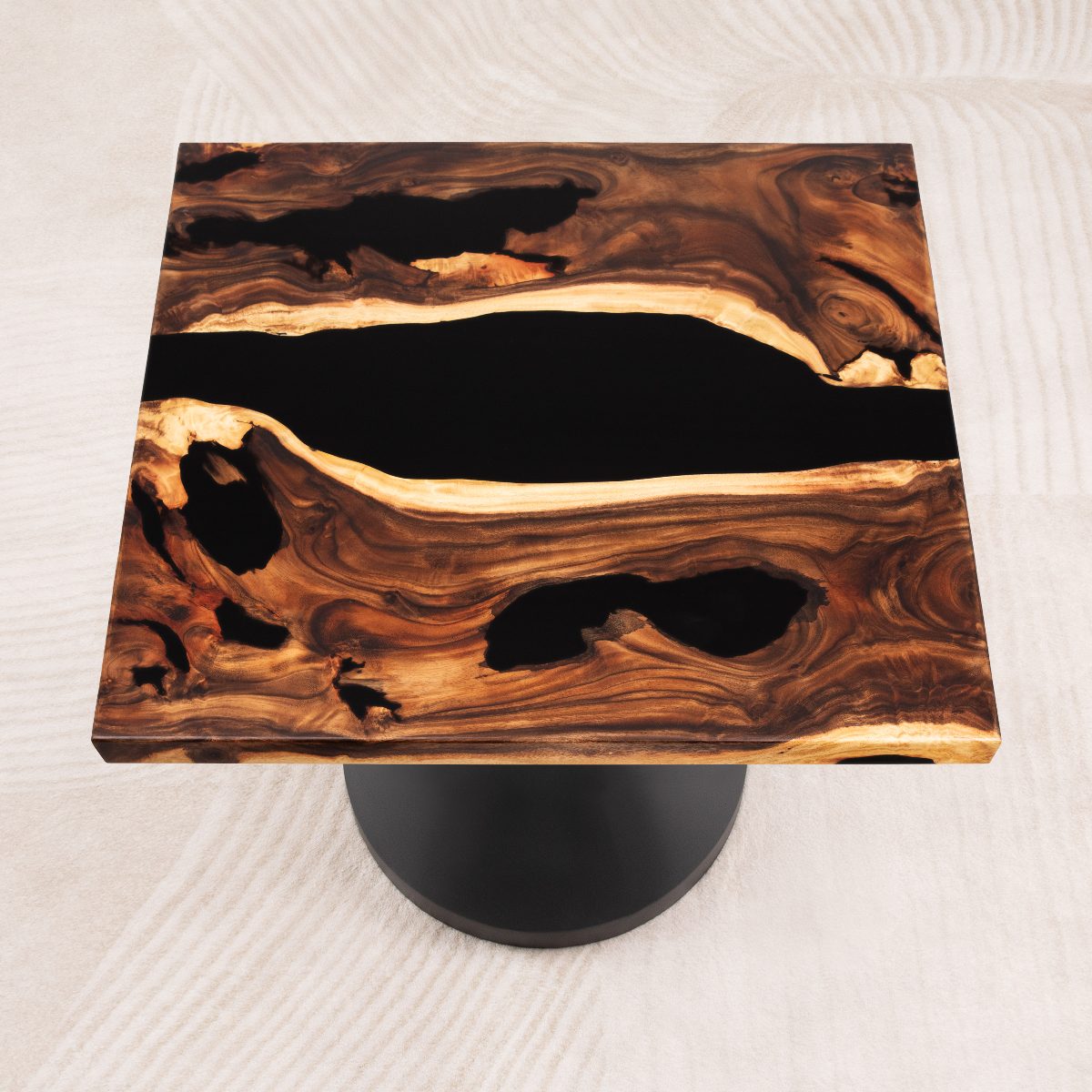 square epoxy dining table top 35 inches ssq35x35 04