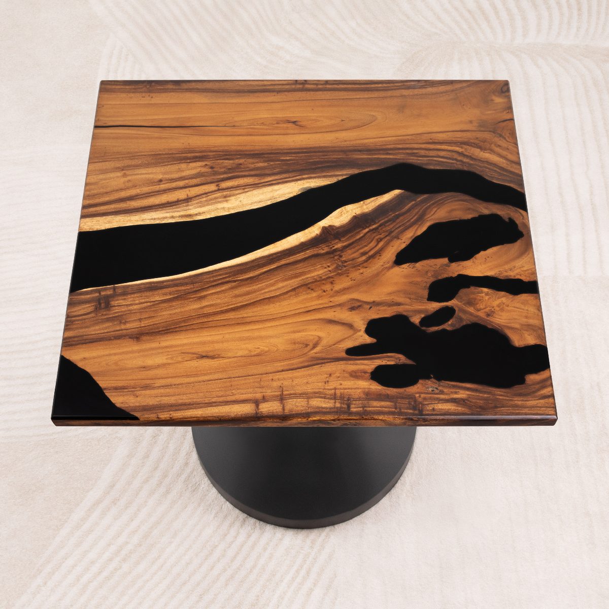 square epoxy dining table top 35 inches ssq35x35 05