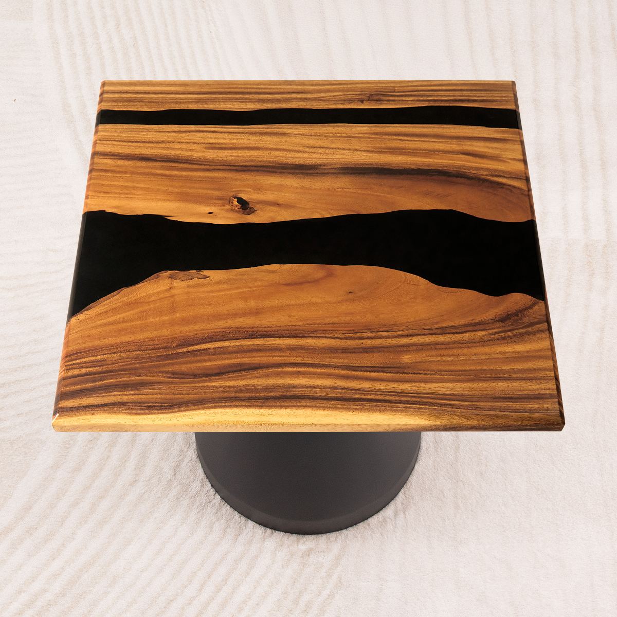 square epoxy river table top 23 inches ssq23x1.6 04