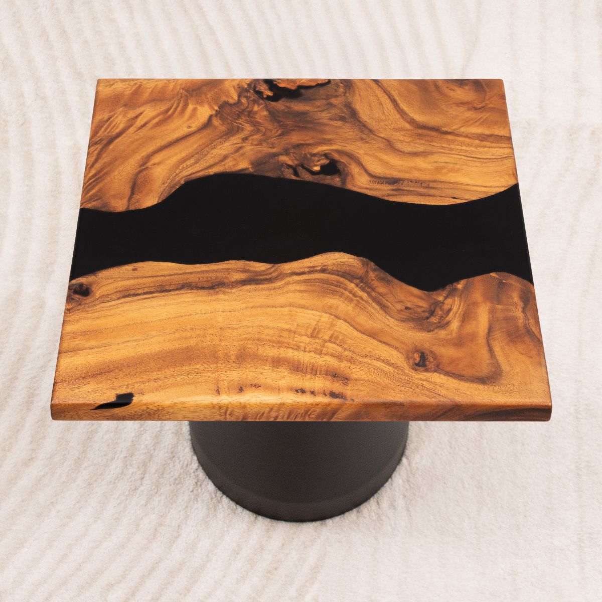 square epoxy table top 15 inches SSQ15x15 12 06