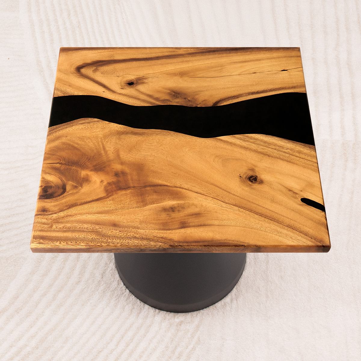 square epoxy table top 23 inches 03