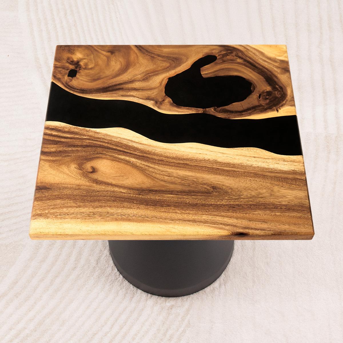 square epoxy table top 23 inches 05