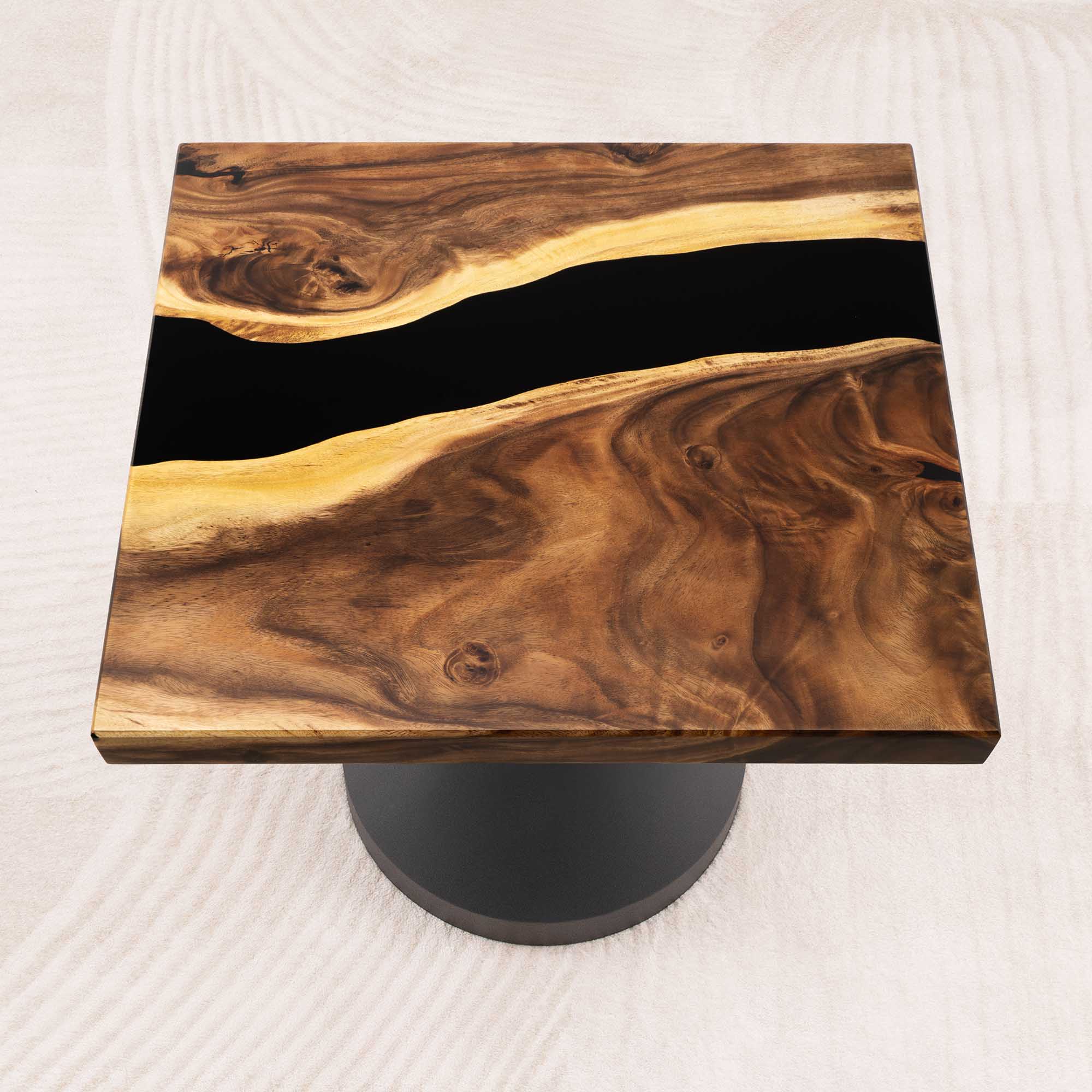 Square Epoxy River Table Top 29" x 29"
