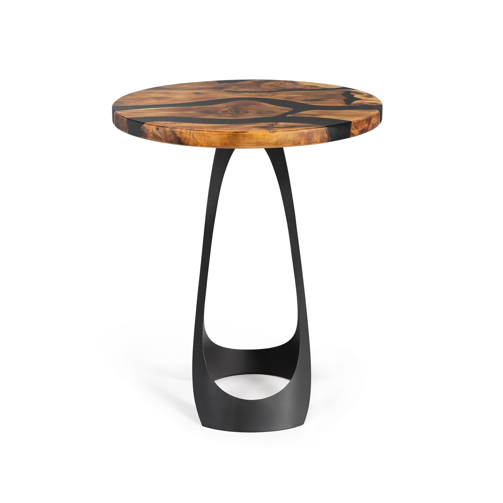 Table Base Manta 40" H Metal Design Side Table - white background