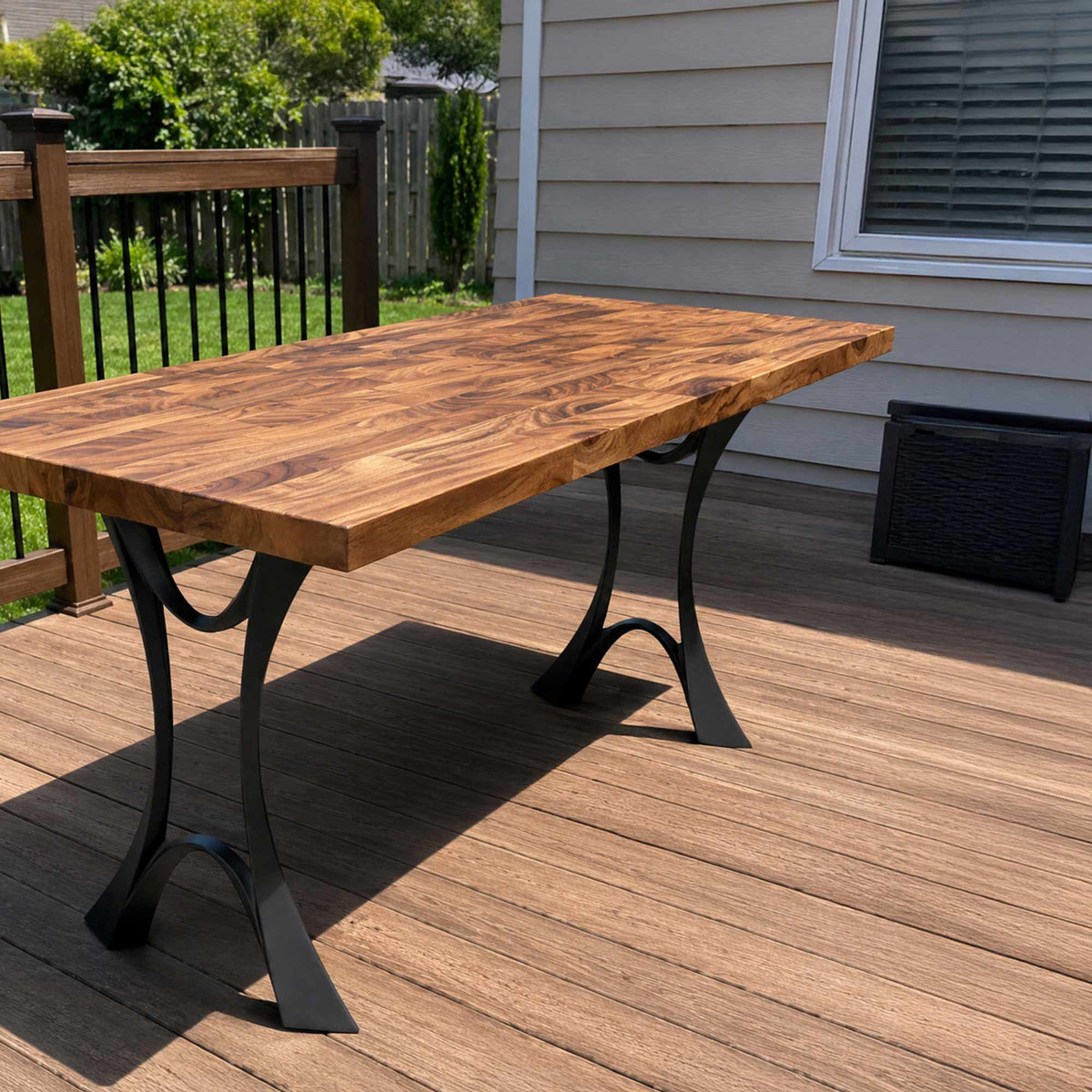 Dining Table with Joxie 28.5" H Metal Table Legs for Butcher Block Wood - Customer Feedback