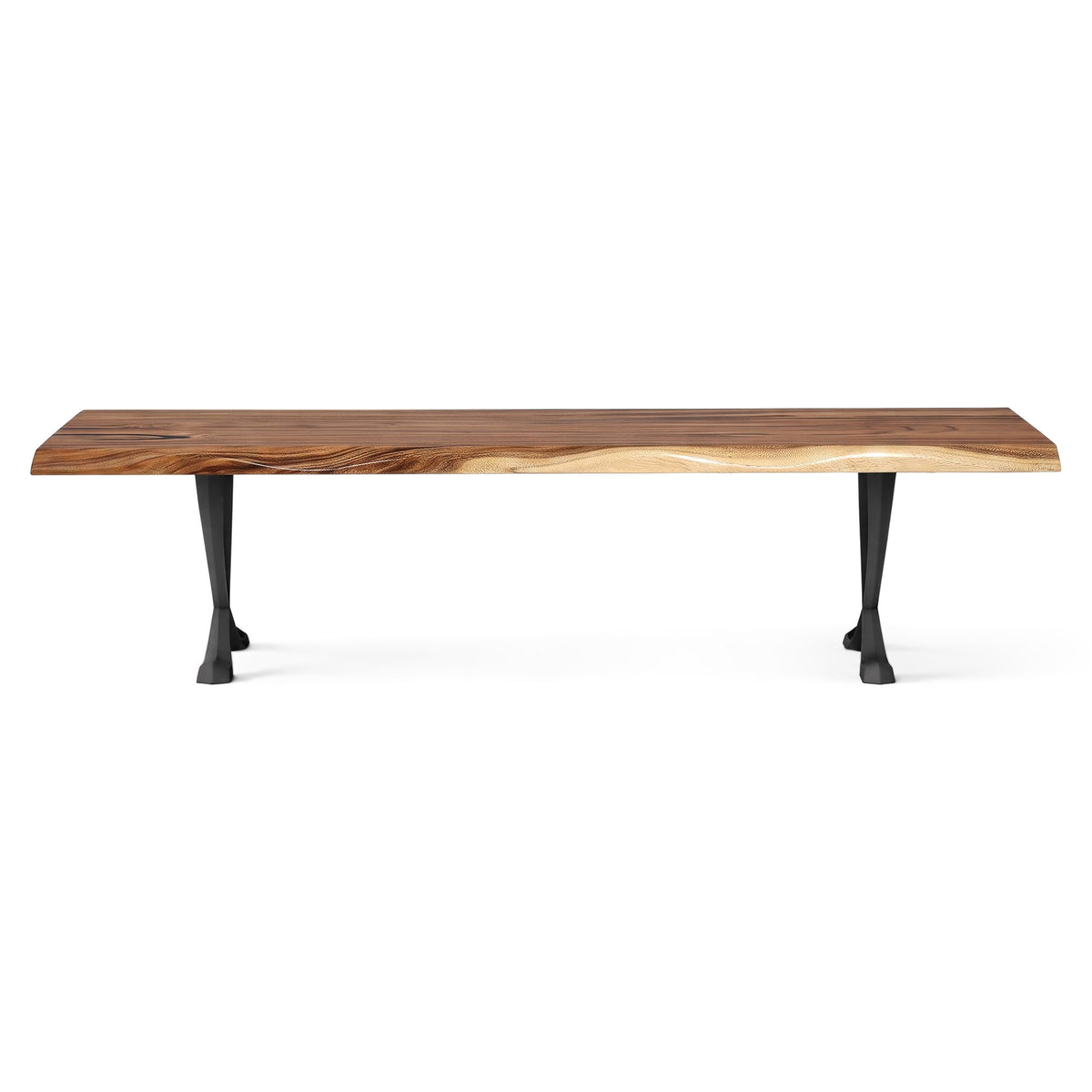 Wood Bench 72" for Full-Length Dining Seating - 207 Vincer - White background