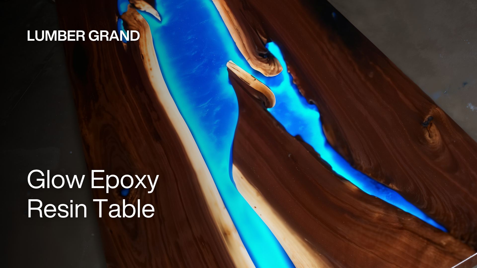 Glow Epoxy Resin Table