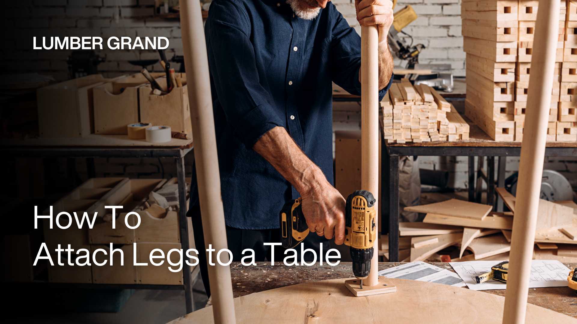 How to Attach Legs to a Table