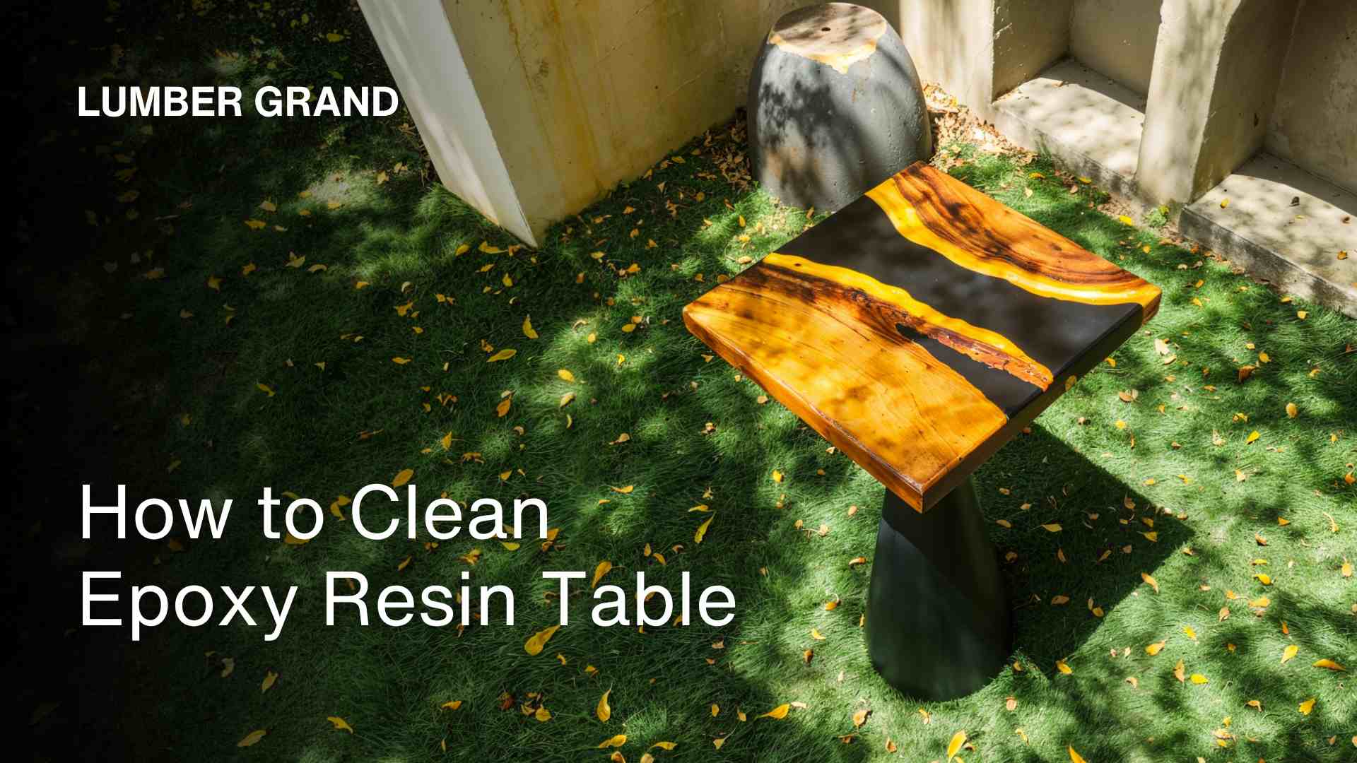 How to Clean Epoxy Table Top