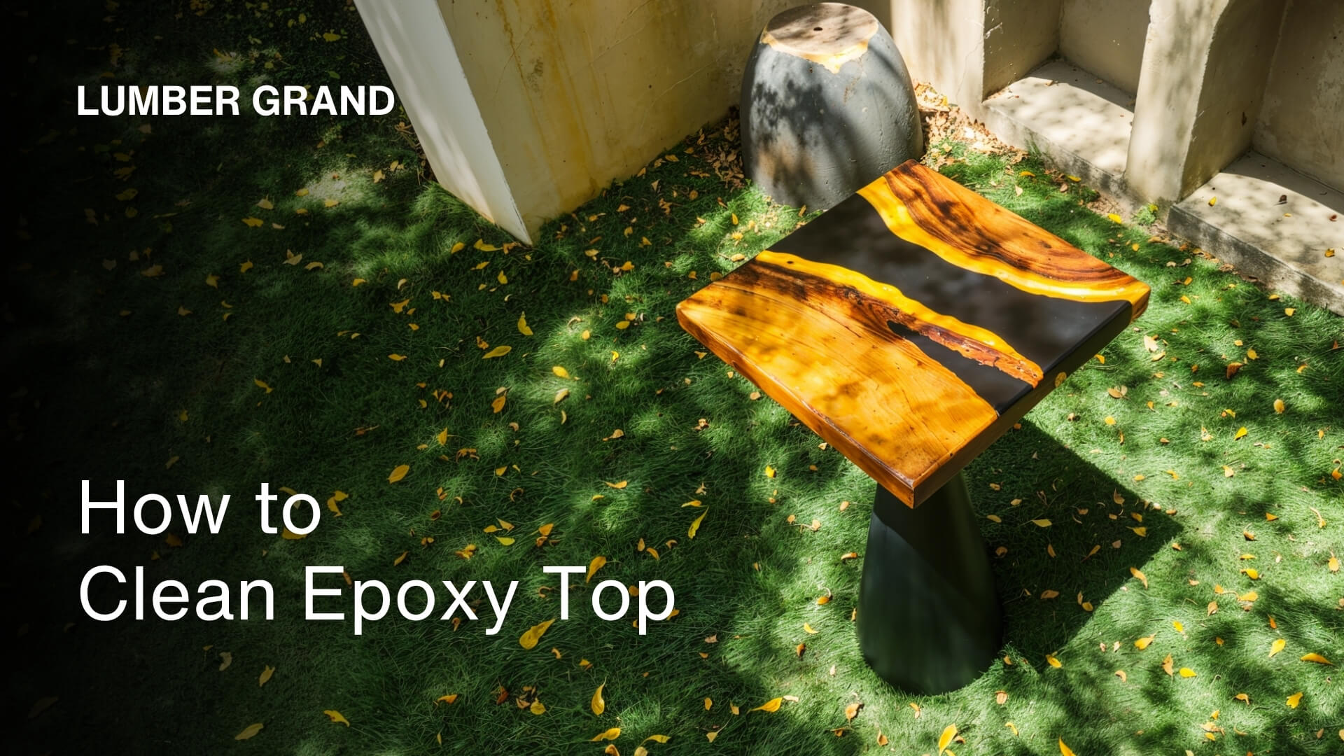 How to Clean Epoxy Table Top