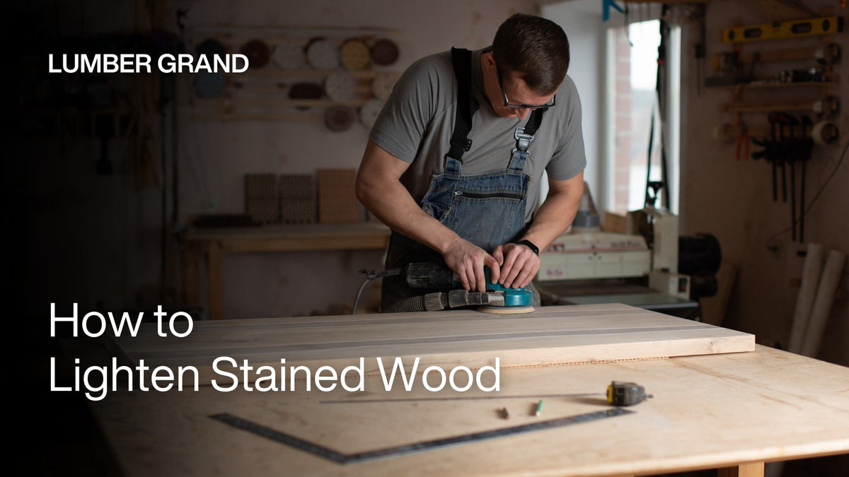 How to Lighten Stained Wood