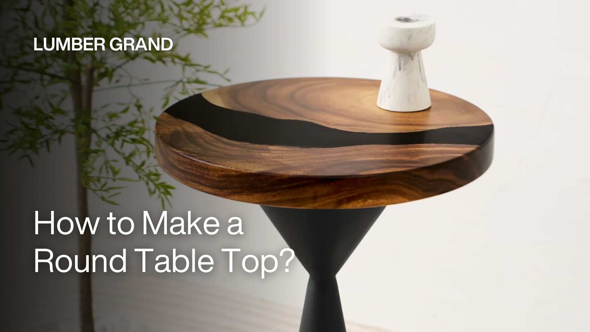 how to make a round table top