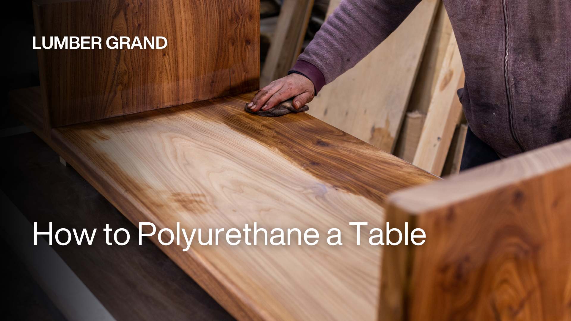 How to Polyurethane a Table