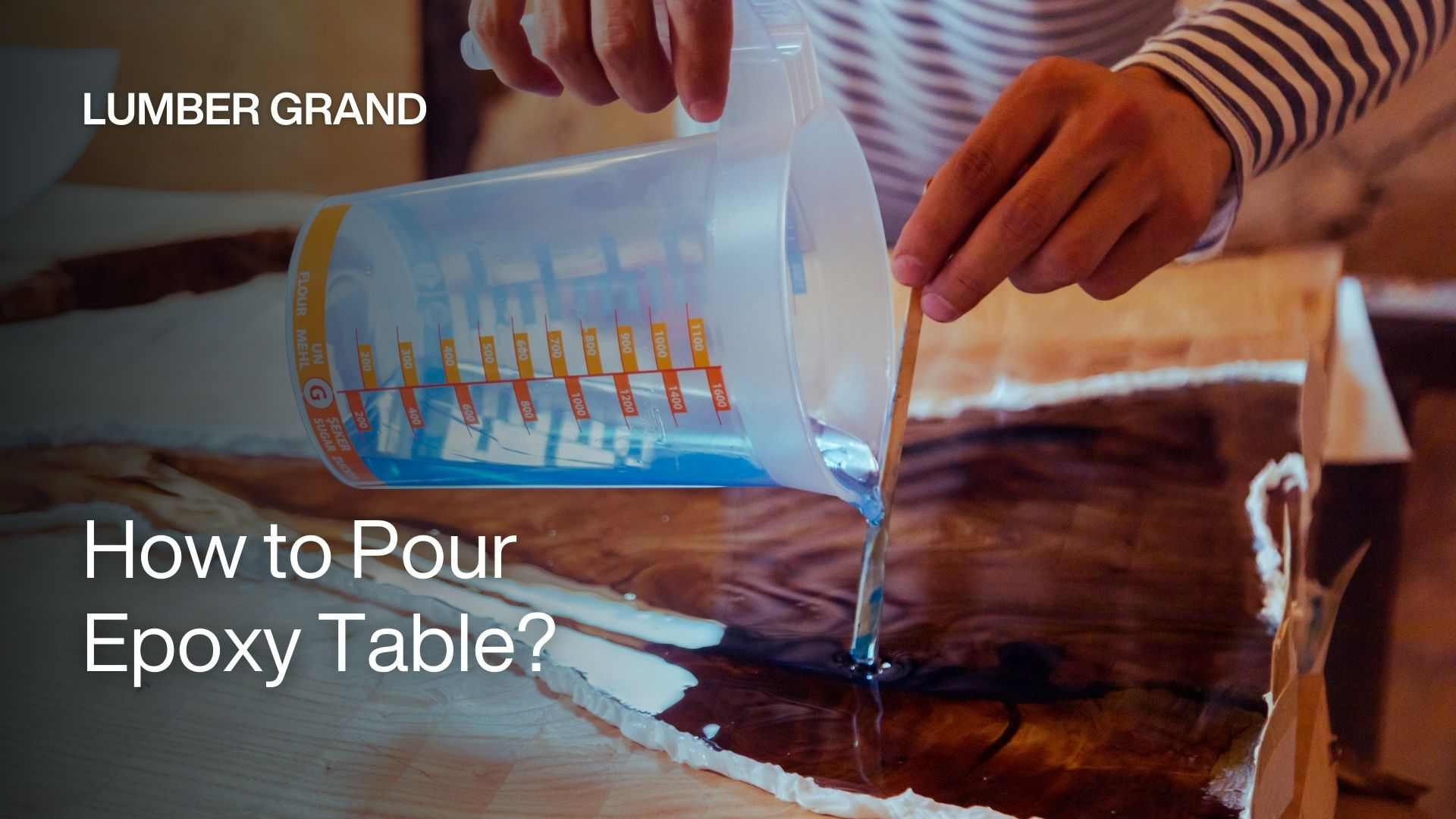 how to pour epoxy table