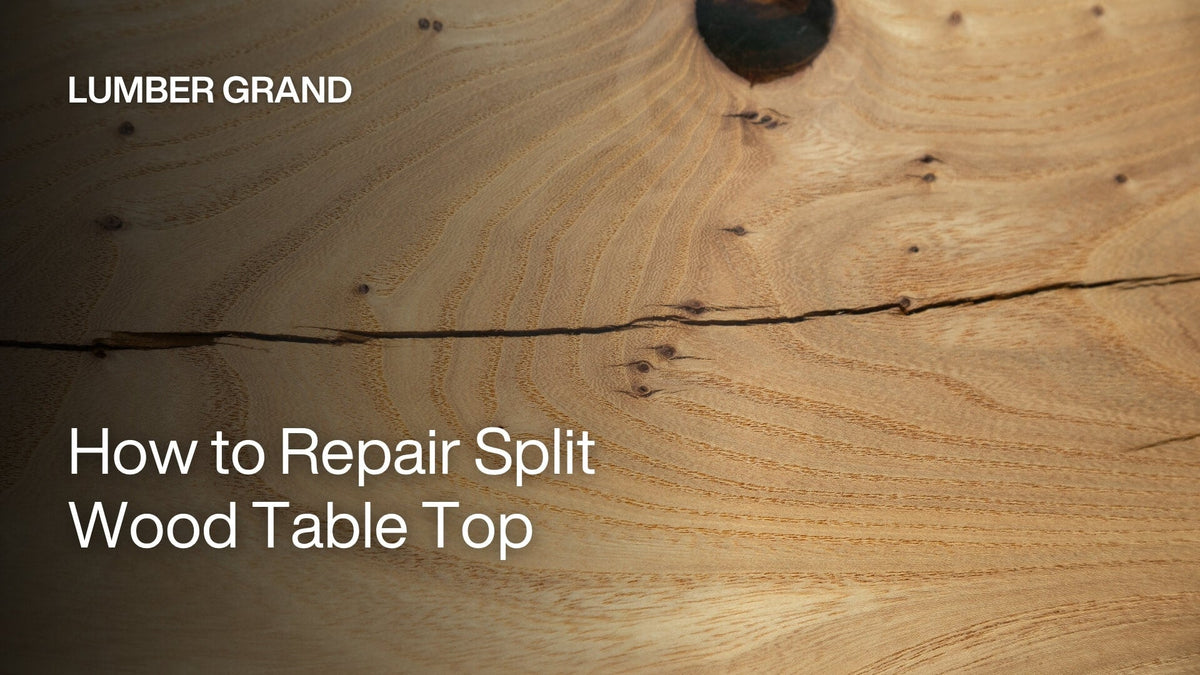 How to Repair Split Wood Table Top